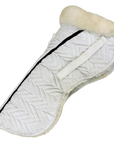 Fleeceworks FXK Half Pad w/ Plain Edge in White