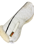 Fleeceworks FXK Half Pad w/ Plain Edge in White