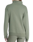 LeMieux 'Keira' Quarter Zip Sweater in Rosemary
