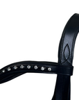 Red Barn 'Stride' Weymouth Dressage Bridle in Black