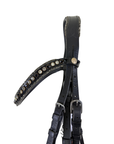 Crystal Dressage Bridle in Black