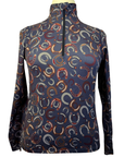 Kerrits 'Horse Sense' Fleece Shirt in Grey Horseshoes