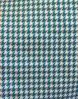 Essex Classics Beacon Hill Talent Yarn Long Sleeve Show Shirt in White/Blue Houndstooth - Women's Large