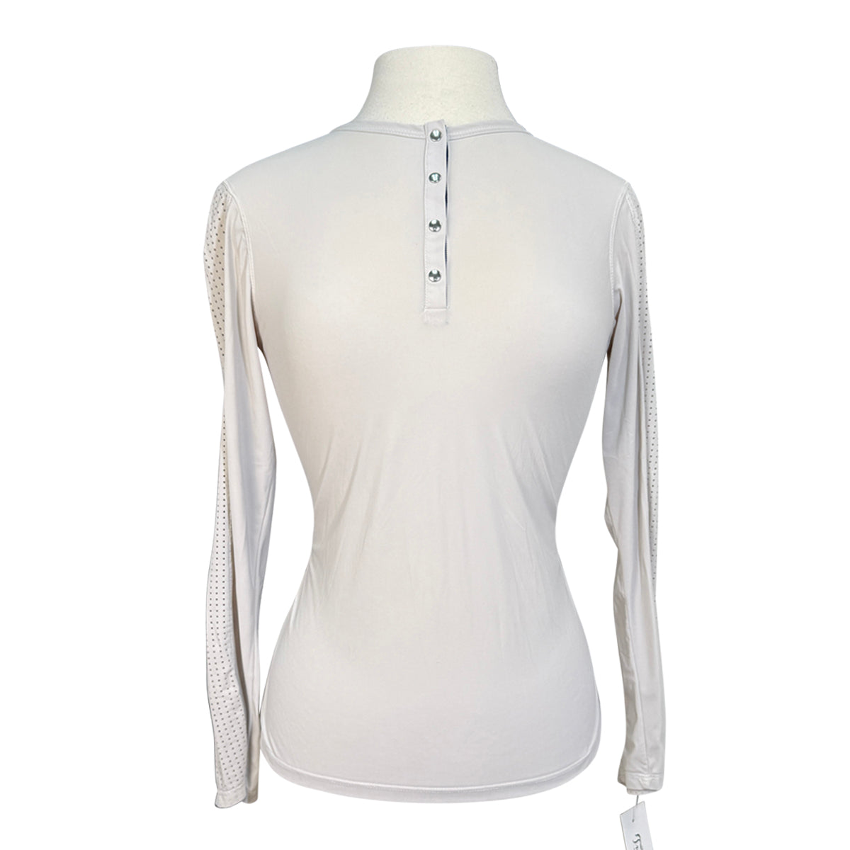 Calidae Equestrian Tech Practice Sun Shirt in White Women's