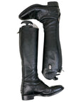 DeNiro Tricolore 'Amiable Smooth' Field Boots in Black