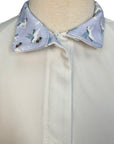 RJ Classics 'Maddie Jr' Long Sleeve Show Shirt in White/Pegasus