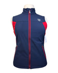 Ariat New Team Softshell Vest in Navy/Red