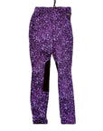 Kerrits Performance Knee Patch Tights in Purple Camo