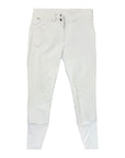 Penélope Knee Patch Breeches in White