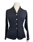 Grand Prix 'Quinn' TK Competition Jacket in Black/White