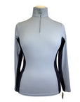 Harcour 'Caly' Long Sleeve Sun Shirt in Light Blue/Navy