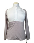 For Horses 'Alina' Technical Show Shirt in Red Horseshoes