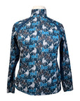 Ariat TEK Heat Series Long Sleeve Shirt in Navy Ponies