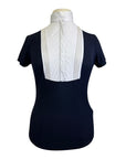 Cavalleria Toscana Short Sleeve Show Shirt in Navy