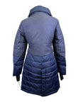 AA Platinum 'Venezia' Long Padded Coat in Navy