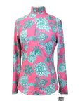 Cabana Life 1/4 Zip Top in Pink Desert