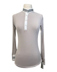 Street & Saddle x Milton Menasco 'Gimme Ribbon' Top in Light Grey