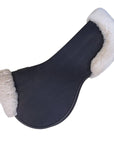 Equifit 'UltraWool' Thin Impacteq Half Pad in Black/Natural