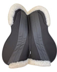 Equifit 'UltraWool' Thin Impacteq Half Pad in Black/Natural