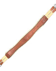 Edgewood Sheepskin Double End Elastic Girth in Oakbark