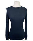 TKEQ 'Essential' Crewneck Sweater in Black - Women's XS
