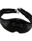 Acavallo Gel & PVC Anatomic Girth in Black
