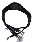 Acavallo Gel & PVC Anatomic Girth in Black