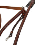 PJ Fancy Raised Breastplate with Running Attachment in Oakbark