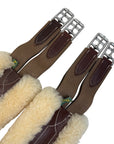 Devoucoux Sheepskin Lined Girth in Havana