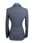 Sarm Hippique 'Arianna' Show Jacket in Grey/Light Blue