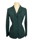 RJ Classics 'Monterey' Orange Label Show Coat in Green Herringbone