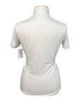 Essex Classics Coolmax Performance Collection Show Shirt in White/Pink Stirrups