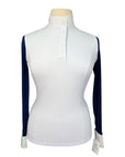 Le Fash 'Paulo Alto' Show Shirt in White/Navy