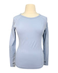 Smartpak 'Hadley' Recycled Seamless Long Sleeve in Light Blue