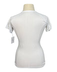 TKEQ The 'Kennedy 2.0' Seamless Short Sleeve Shirt in White - Women's L/XL