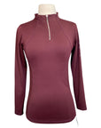 Aztec Diamond Base Layer in Merlot - Women's Small