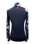 Kastel Signature Long Sleeve Shirt in Black/Dark Floral