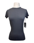 TKEQ The 'Kennedy' Seamless Short Sleeve in Charcoal
