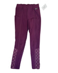 Kerrits Coolcore Silicone Full Leg Tights in Mulberry