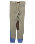 Dover Saddlery 'Wellesley' Breeches in Tan/Cornflower