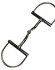 Myler Single Joint Dee Ring Bit in Stainless Steel/Copper - 5 1/2"