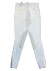 Pikeur 'Rodrigo' Knee Patch Breeches in White - Men's EU 48 (US 32)