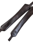 Forestier Wide Stirrup Leathers in Dark Brown - Medium