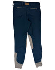 Dover Saddlery Knee Patch Breeches in Ocean Blue