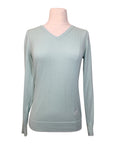Essex Classics 'Trey' V-Neck Sweater in Mint