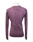 Lululemon 'Swiftly' Tech Long Sleeve 2.0 (Waist Length) in Heather Maroon