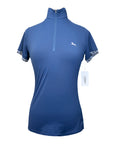R.J. Classics Maya 37.5 Short Sleeve Training Shirt in Deep Blue/Horse Garden