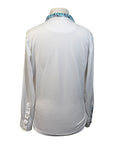 Romfh Chill Factor Long Sleeve Show Shirt in White/Blanketed Horses