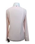For Horses 'Arietta' Show Shirt in White/Pink Horses