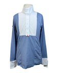 For Horses 'Ariella' Show Shirt in Steel Blue Bit